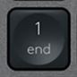 1 (Num) Replacement key Logitech MX Keys
