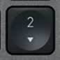 2 (Num) Replacement key Logitech MX Keys