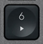6 (Num) Replacement key Logitech MX Keys