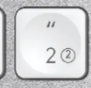 2 / " Replacement key Logitech MX Keys