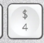 4 / $ Touche de remplacement Logitech MX Keys