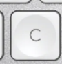 C Replacement key Logitech MX Keys