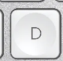 D Replacement key Logitech MX Keys
