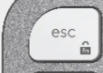 Esc Touche de remplacement Logitech MX Keys