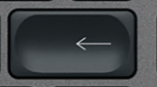 Rückschritt Touche de remplacement QWERTZ (DE) Noir Logitech MX Keys