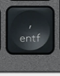 Entf (Num) Touche de remplacement QWERTZ (DE) Noir Logitech MX Keys