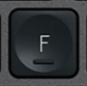 F Touche de remplacement QWERTZ (DE) Noir Logitech MX Keys