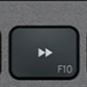 F10 Touche de remplacement QWERTZ (DE) Noir Logitech MX Keys