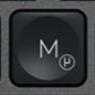 M / µ Touche de remplacement QWERTZ (DE) Noir Logitech MX Keys