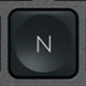 N Touche de remplacement QWERTZ (DE) Noir Logitech MX Keys