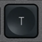 T Touche de remplacement QWERTZ (DE) Noir Logitech MX Keys