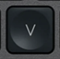 V Touche de remplacement QWERTZ (DE) Noir Logitech MX Keys