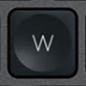 W Touche de remplacement QWERTZ (DE) Noir Logitech MX Keys