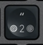 2 / " Touche de remplacement Logitech MX Keys