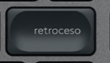 Retroceso Touche de remplacement QWERTY (ES) Noir Logitech MX Keys