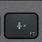 F7 Replacement key QWERTY (ES) Black Logitech MX Keys