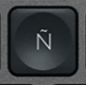 Ñ Touche de remplacement QWERTY (ES) Noir Logitech MX Keys