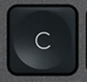C Touche de remplacement AZERTY (FR) Noir Logitech MX Keys