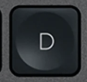 D Touche de remplacement AZERTY (FR) Noir Logitech MX Keys