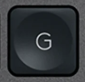 G Touche de remplacement AZERTY (FR) Noir Logitech MX Keys