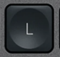 L Touche de remplacement AZERTY (FR) Noir Logitech MX Keys