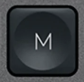 M Touche de remplacement AZERTY (FR) Noir Logitech MX Keys