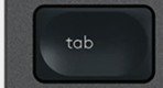 Tab Touche de remplacement AZERTY (FR) Noir Logitech MX Keys