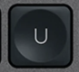 U Touche de remplacement AZERTY (FR) Noir Logitech MX Keys