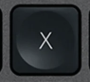 X Touche de remplacement AZERTY (FR) Noir Logitech MX Keys