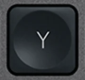 Y Touche de remplacement AZERTY (FR) Noir Logitech MX Keys