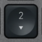 2 (Num) Replacement key Logitech MX Keys