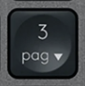 3 (Num) Replacement key Logitech MX Keys