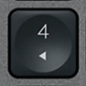 4 (Num) Replacement key Logitech MX Keys