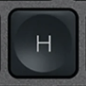 H Touche de remplacement Logitech MX Keys