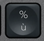 % / ù Touche de remplacement Logitech MX Keys