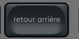 Retour arrière — Logitech MK950 Signature Slim compatible replacement key