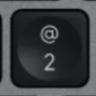 2 / @ Touche de remplacement Logitech MX Keys