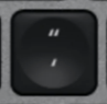 ' / " Touche de remplacement Logitech MX Keys