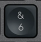 6 / & Replacement key Logitech MX Keys