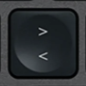 < / > Touche de remplacement Logitech MX Keys