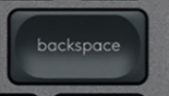 Backspace Replacement key QWERTY (US) Black Logitech MX Keys