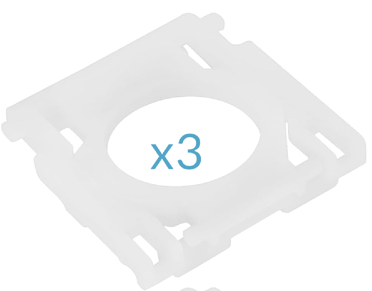 Lot de 3 Hinges / Charnières MX Keys Pièces détachées Logitech MX Keys